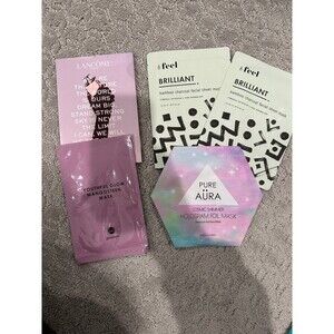 Brand new 5 piece facial sheet mask & perfume